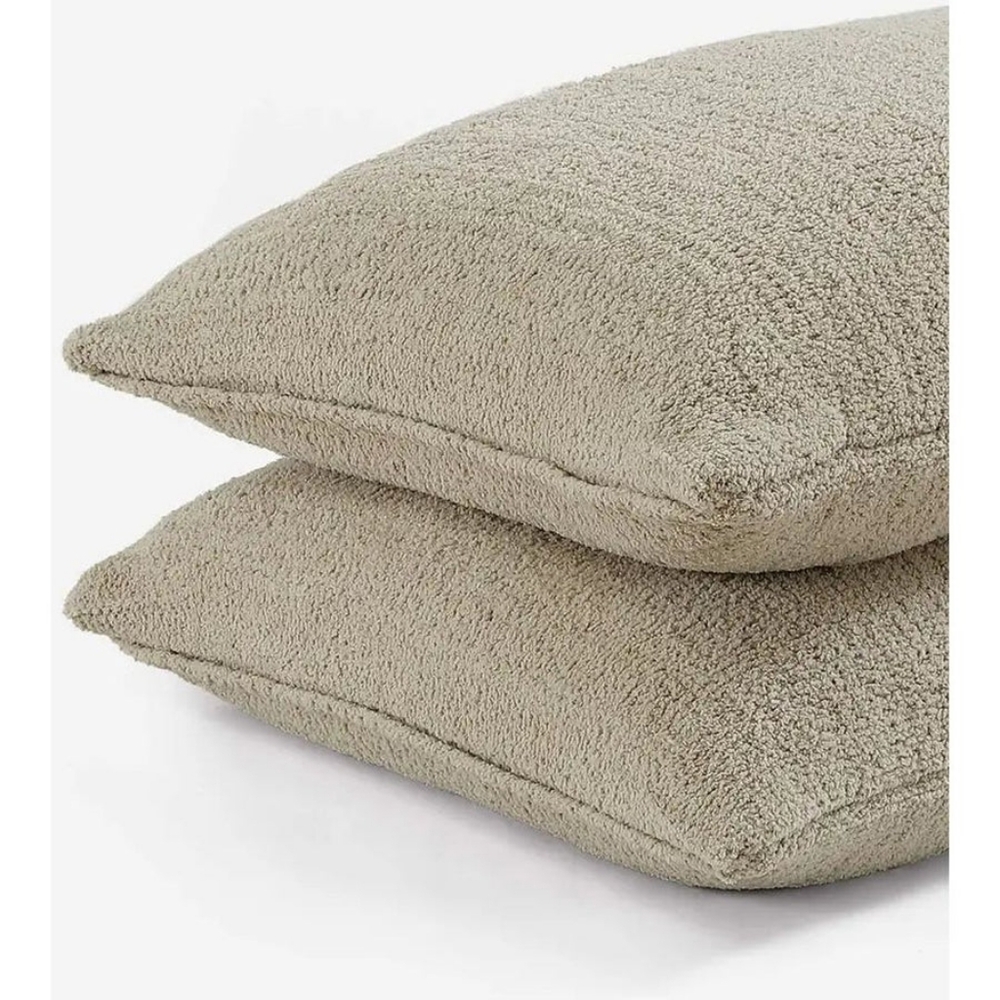 Sunday Citizen Sahara Tan Snug Pillow Sham Set King Shams Set of 2 - Picture 2 of 9